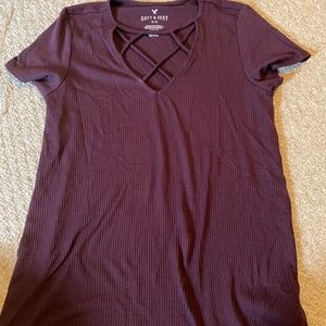 American Eagle soft and sexy ribbed shirt